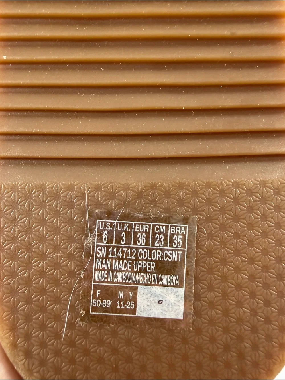 💐NWT BOBS from Skechers Brown Faux Leather Slide Sandals